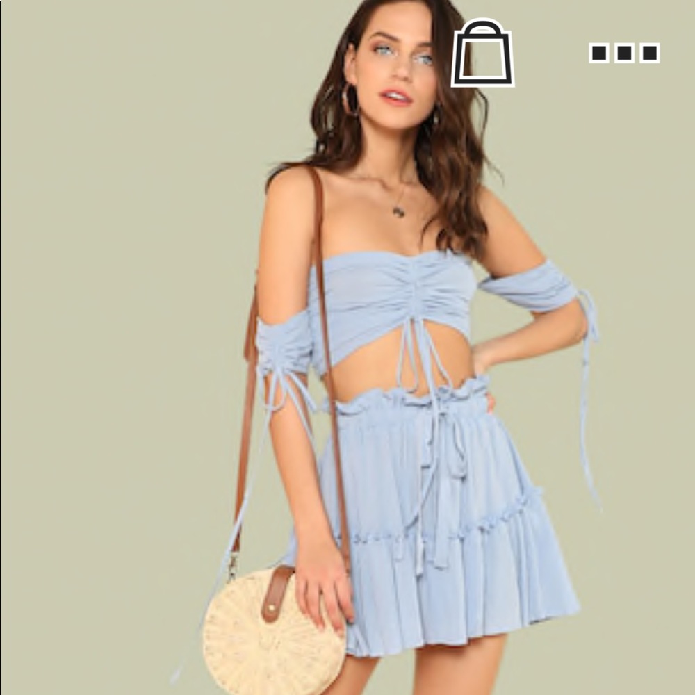 Blue Two Piece Set